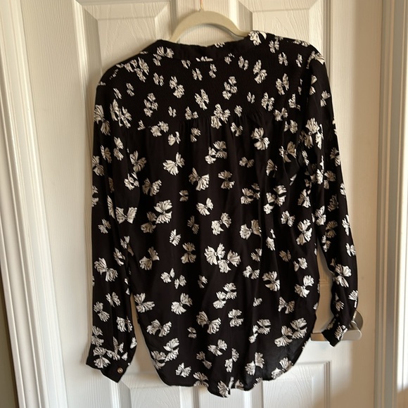 Maeve (Anthropologie) high/low button-up shirt - Picture 5 of 11